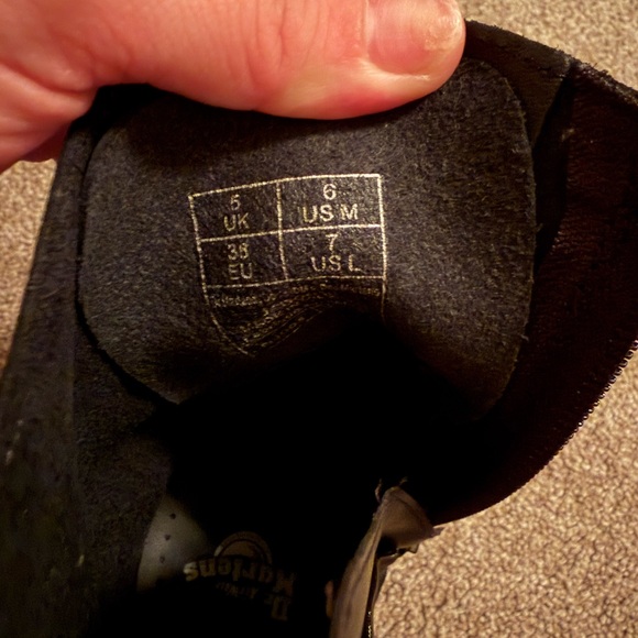 Dr. Martens Black Platform Boots - Picture 4 of 4